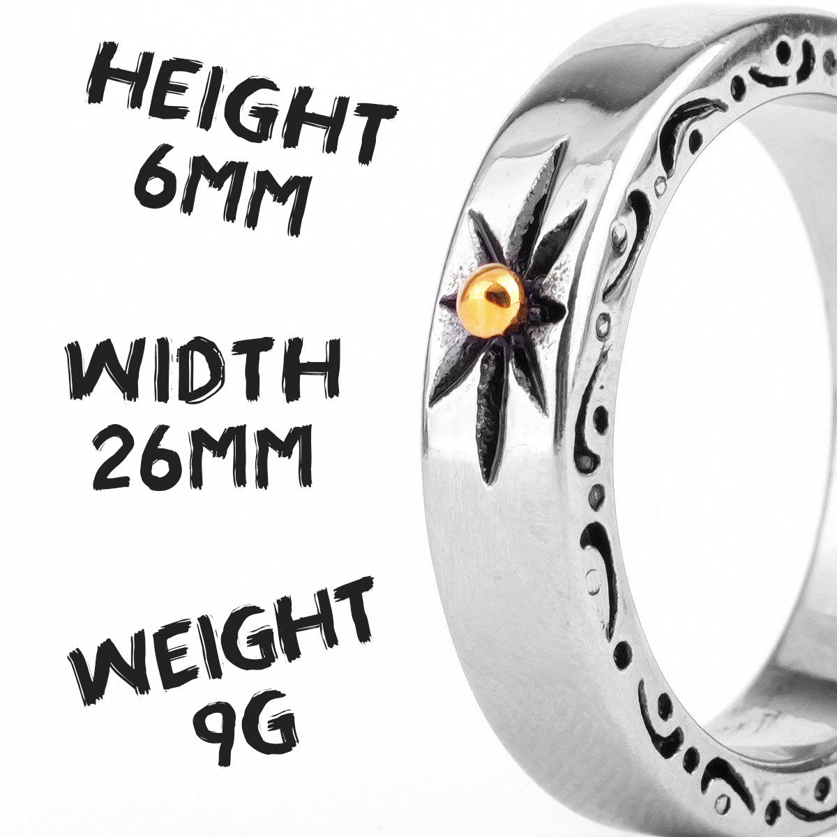 Secret Masonic | 316L Stainless Steel Vintage Freemason Symbolic Rings