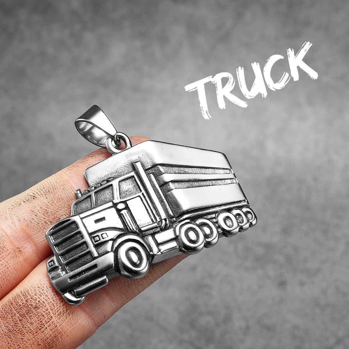 Trucker | 316L No Fade Stainless Steel Truck Driver Street Wear Hip Hop Pendant