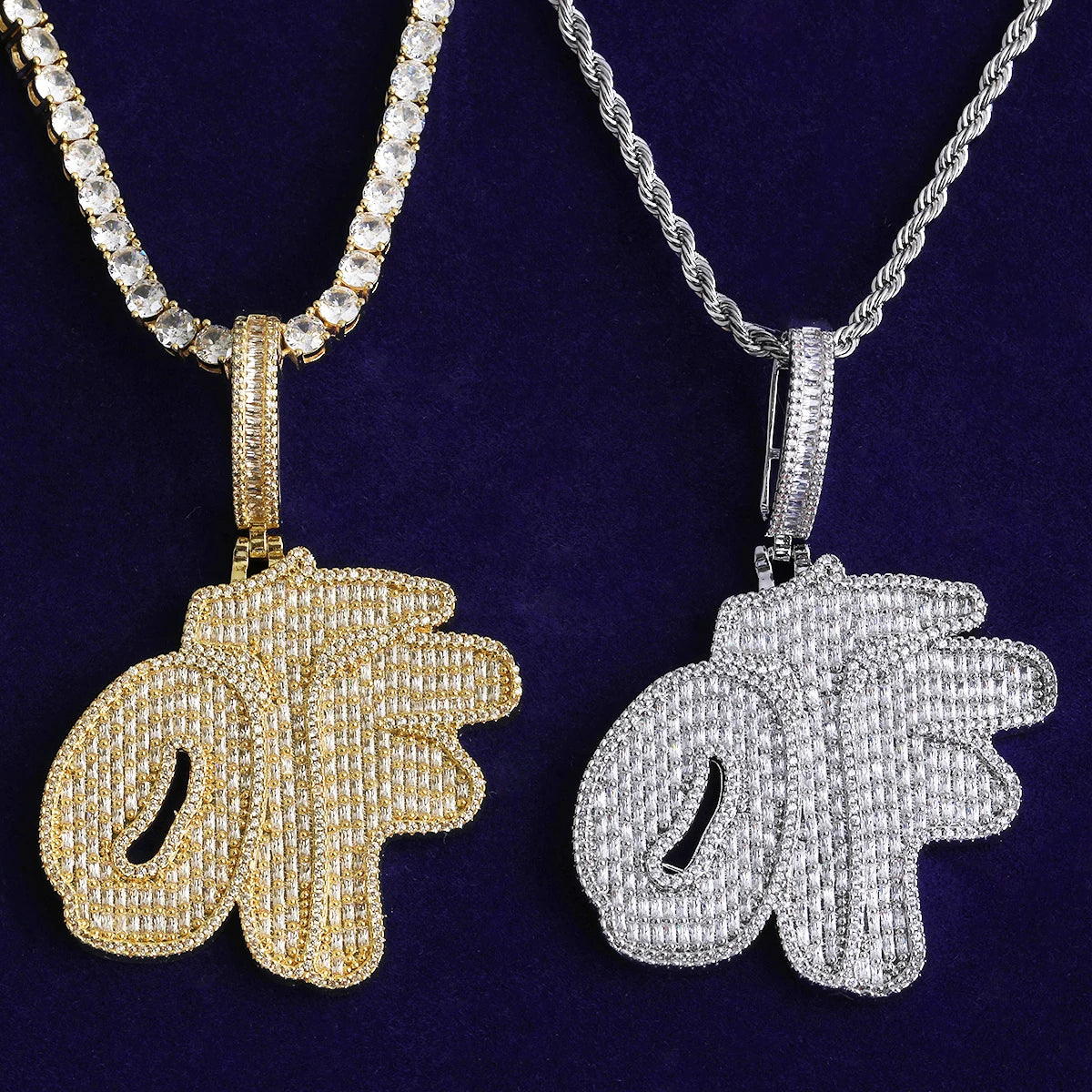 OTF | VVS 5AA+ Diamond CZ Only The Family Hip Hop Pendant Chain