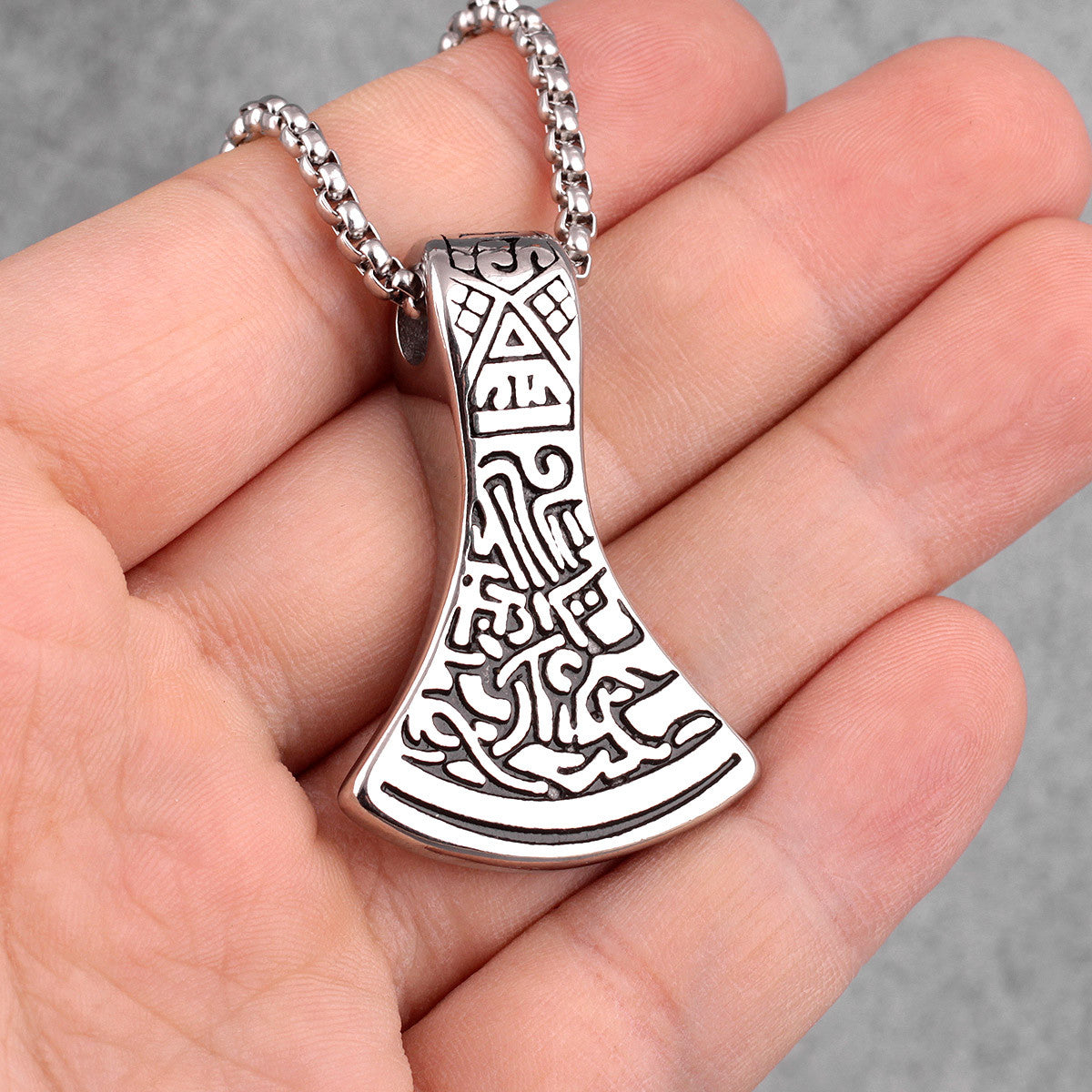 Axe of Ares | 316L No Fade Stainless Steel Street Wear Unique Mysterious Pendant