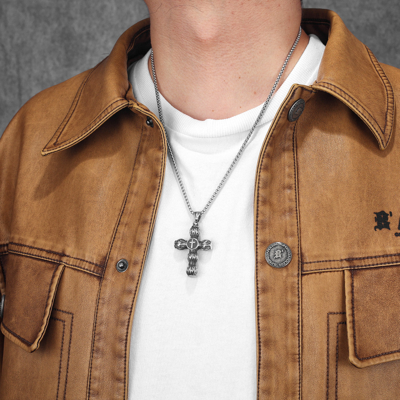 Circular Cross | 316L Solid Stainless Steel Designer Hip Hop Spiritual Cross Pendant