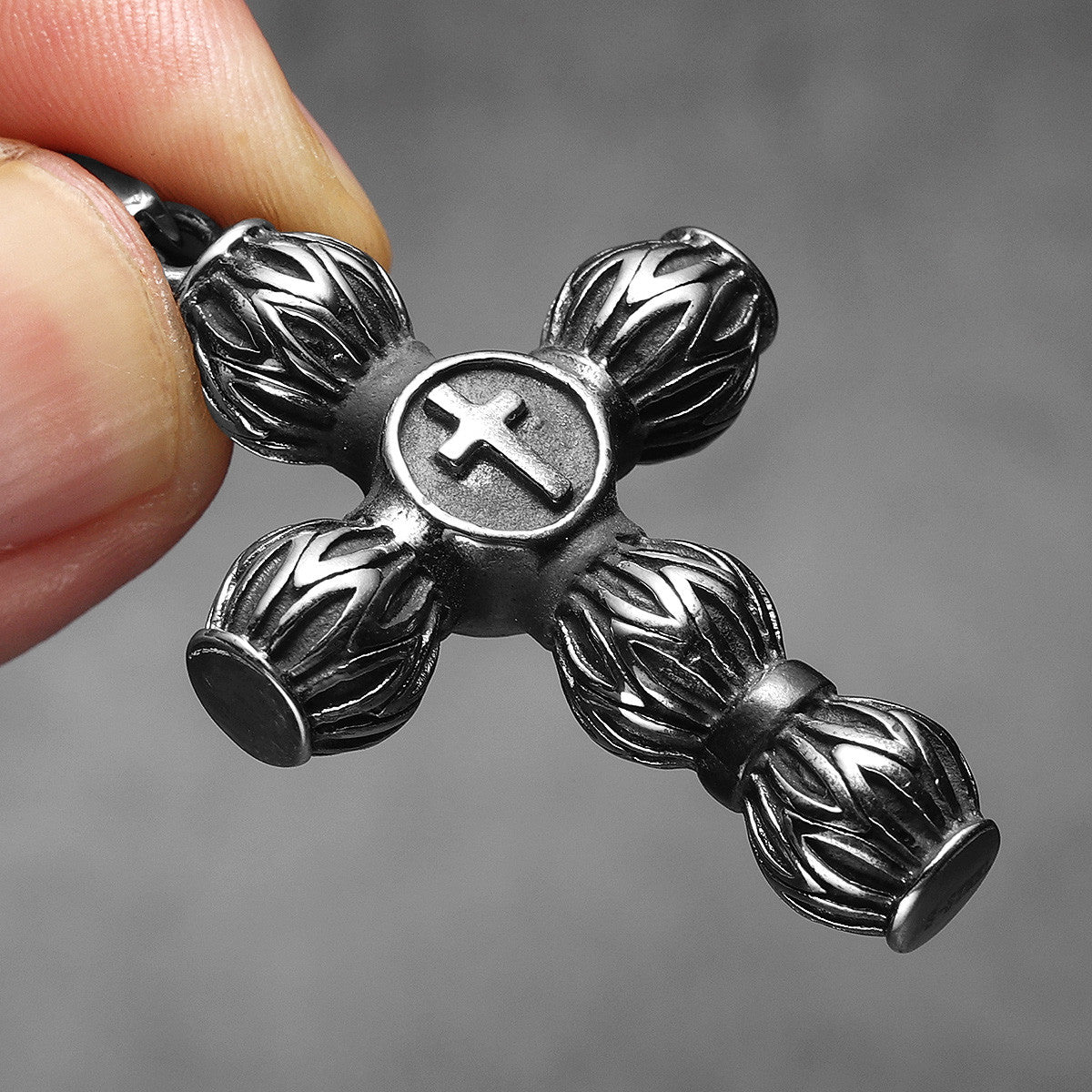 Circular Cross | 316L Solid Stainless Steel Designer Hip Hop Spiritual Cross Pendant