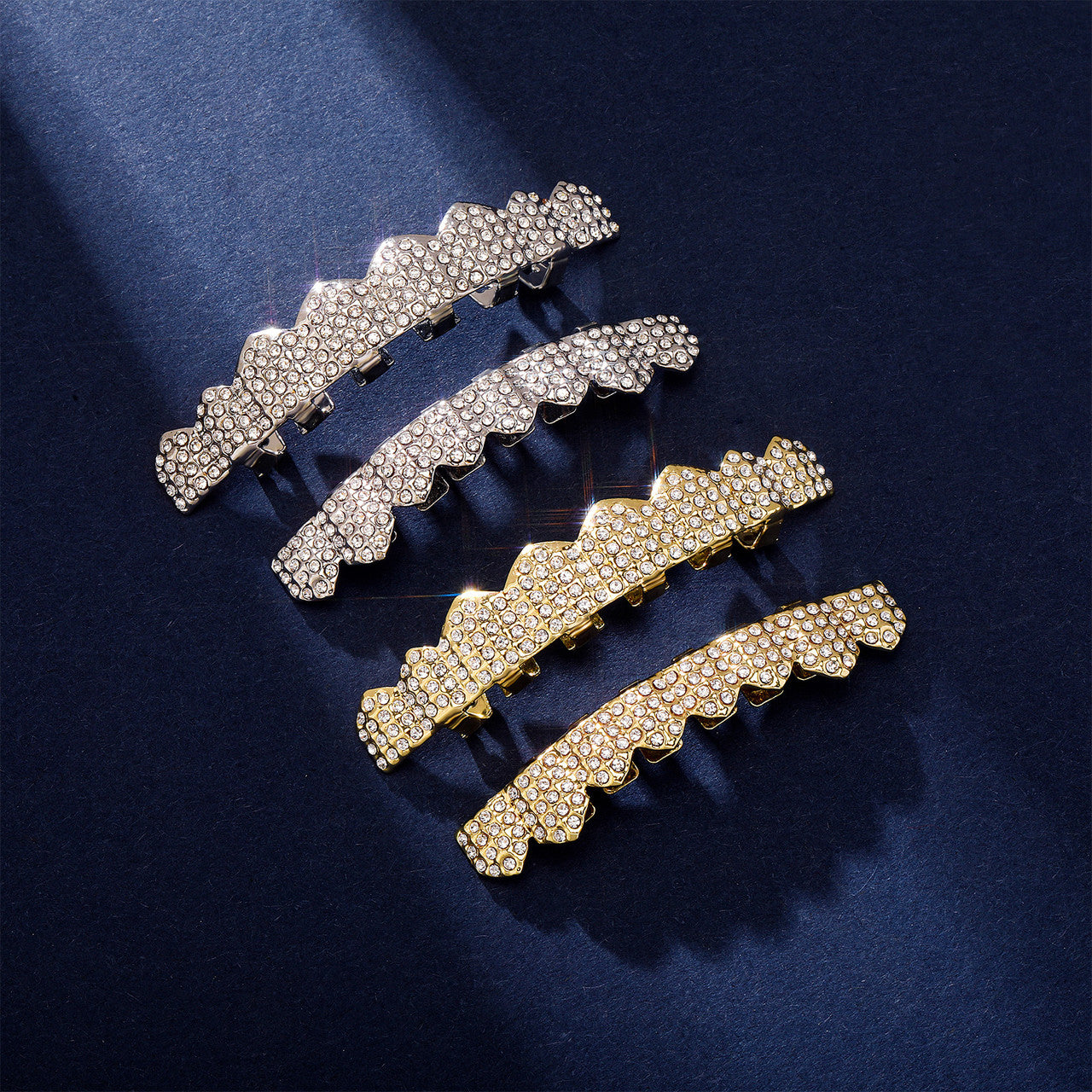 Iced CityScape | VVS Diamond CZ Colorful Stone Mouth Teeth Tooth Hip Hop Grillz