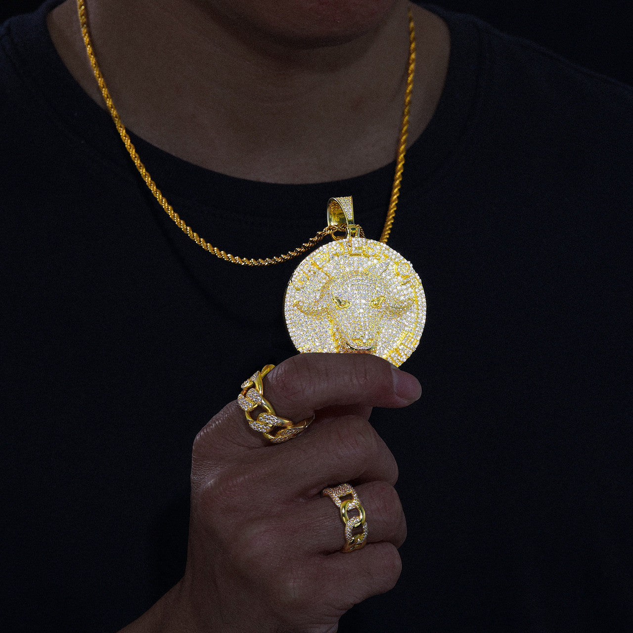 The Goat | Genuine VVS Diamond The Greatest Of All Time 925 Sterling Silver Pendant