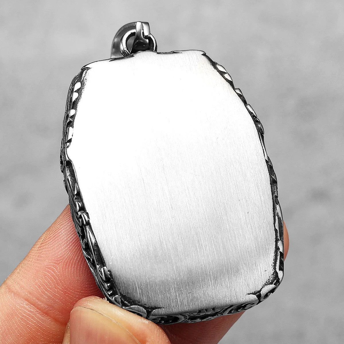 Buddhism Buddha Collection | 316L Stainless Steel Glass Amulet Spiritual Pendant