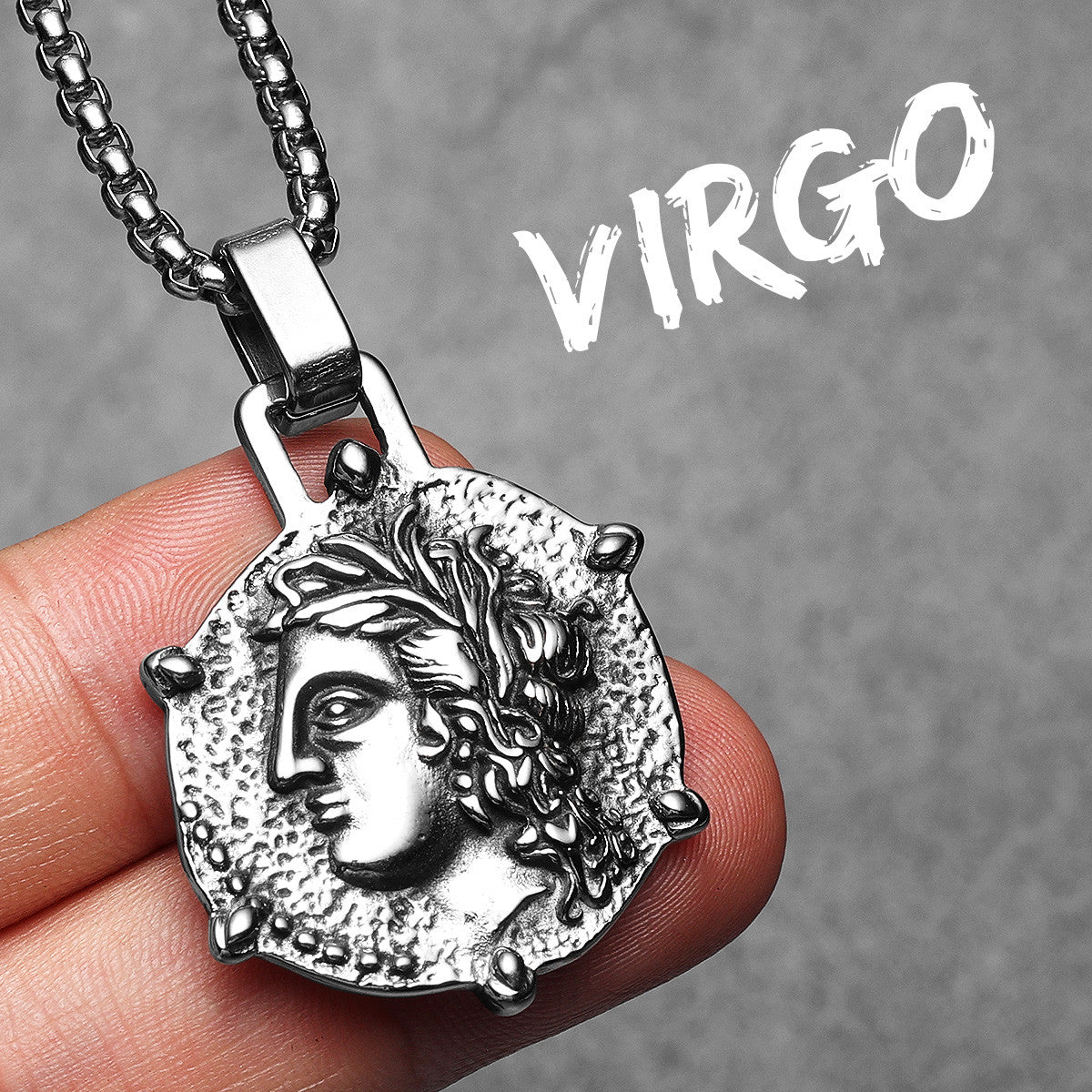 12 Constellations | 316L No Fade Stainless Steel Zodiac Sign Astrological Street Wear Pendants