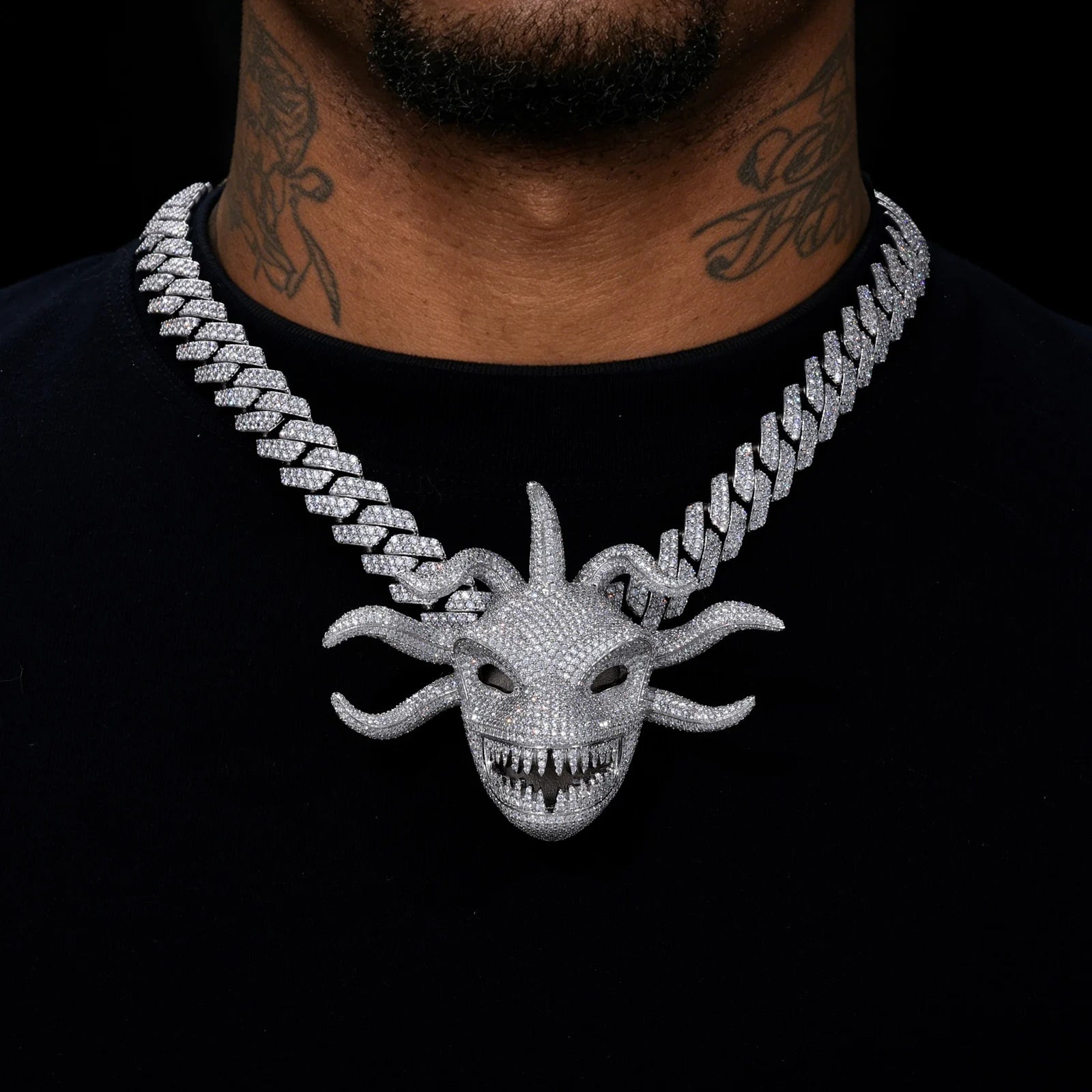 C-MONSTA | Moissanite Diamond Iced Blinged Out 925 Sterling Silver Hip Hop VVS Pendant