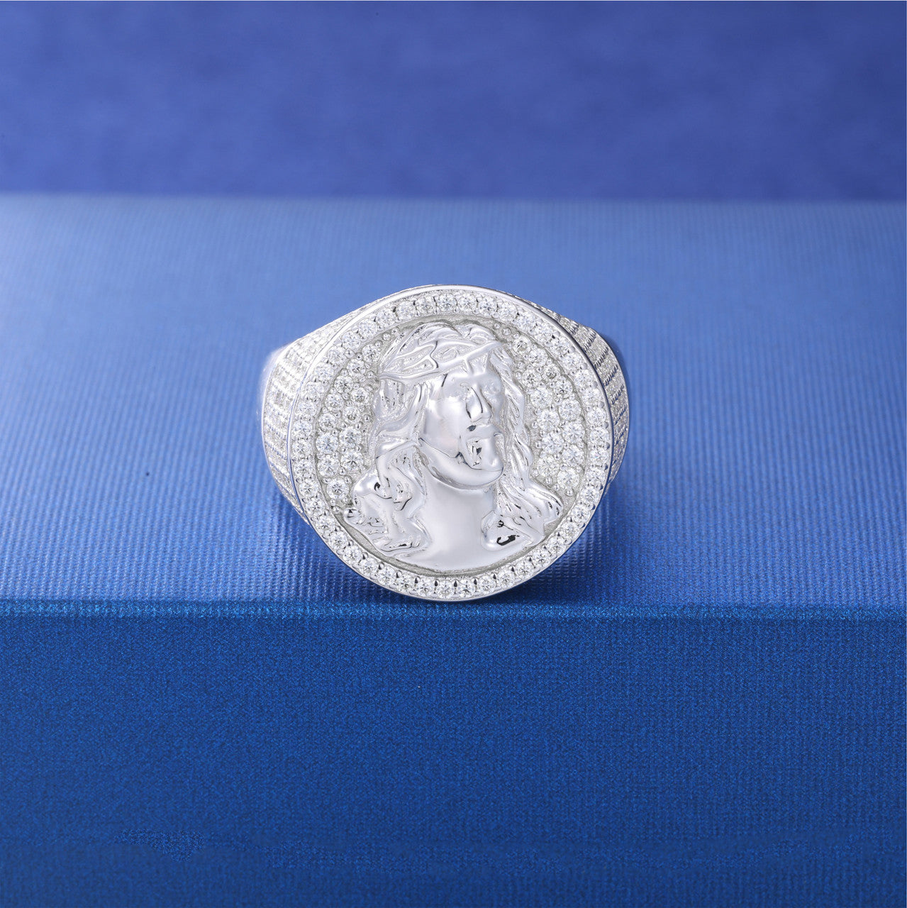 Jesus the Don | Genuine Moissanite Diamond Sterling Silver Jesus Rings