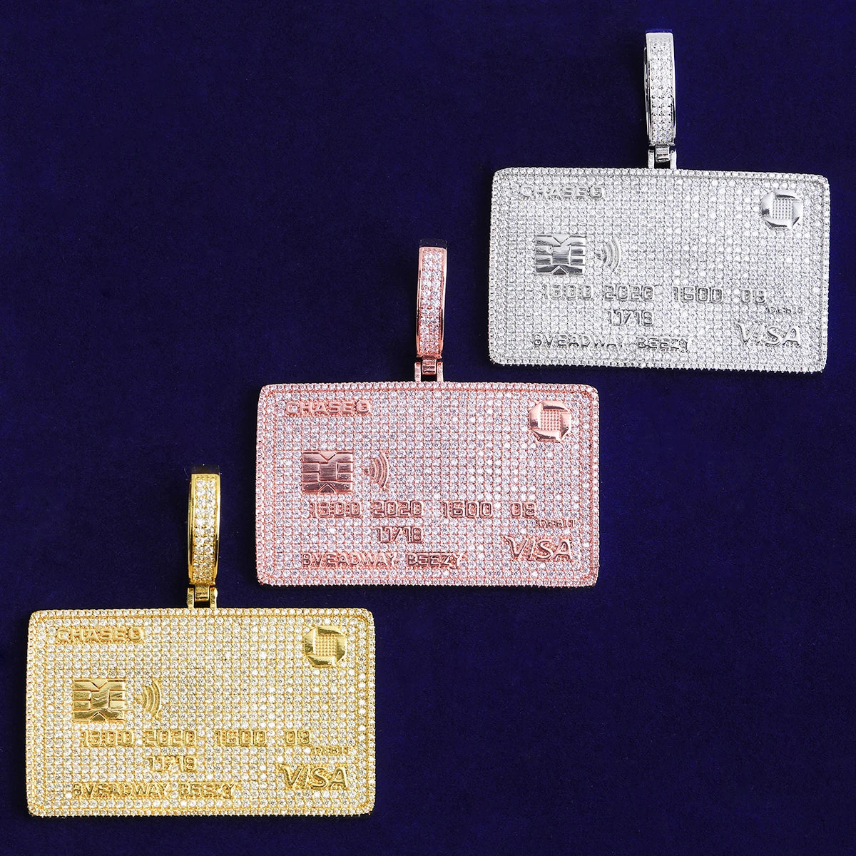 Money Master | VVS Diamond CZ Iced Blinged Out Credit Card Hip Hop Pendant