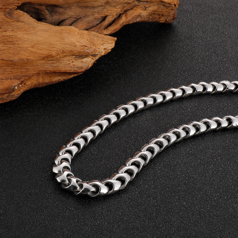 RoyalArgent | Men's Stainless Steel Royal Bone Cuban Link Chain