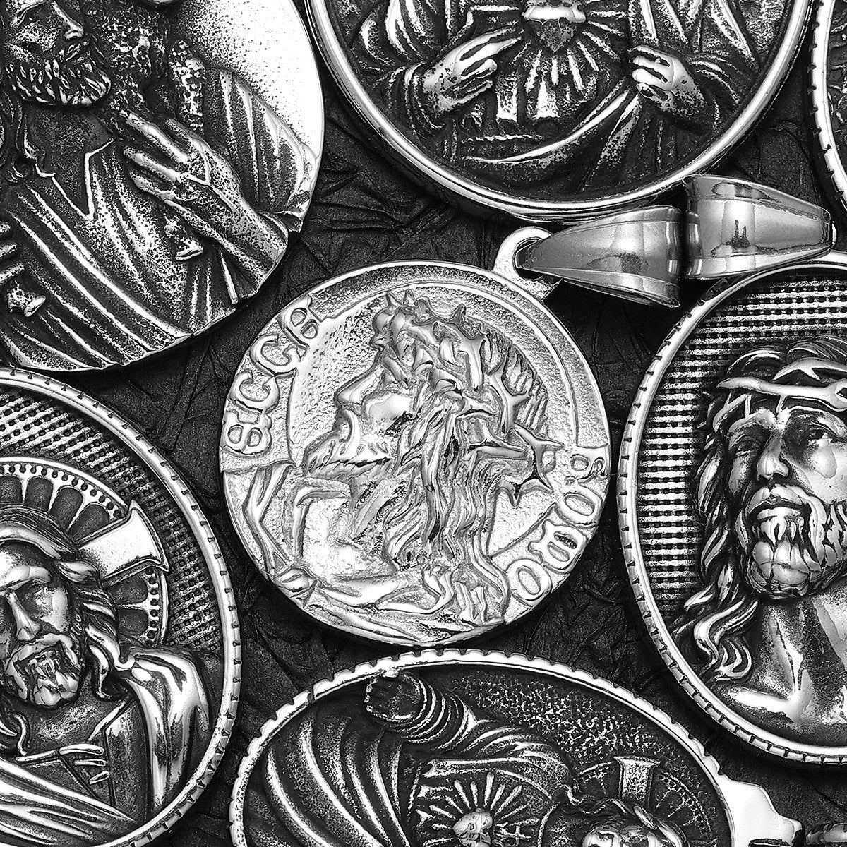 Jesus Heart Collection | 316L No Fade Stainless Steel Men's Spiritual Pendant Chain