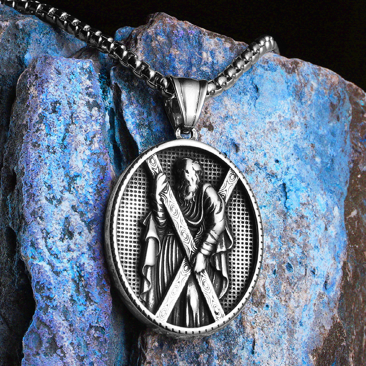 Spiritual Collection | 316L No Fade Stainless Steel Angels Saints Spiritual Pendants