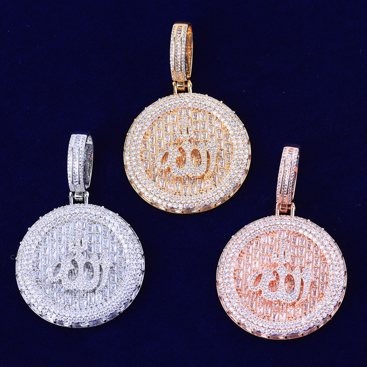The Opulent Allah | VVS Diamond CZ Baguette Hip Hop Spiritual Pendant