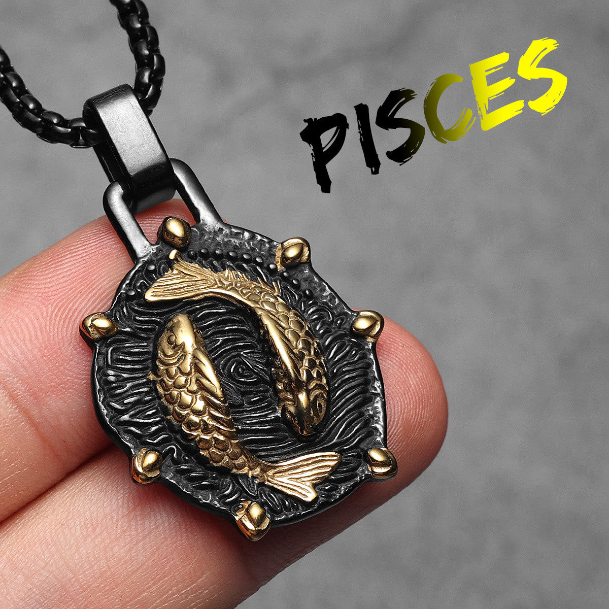 12 Constellations | 316L No Fade Stainless Steel Zodiac Sign Astrological Street Wear Pendants