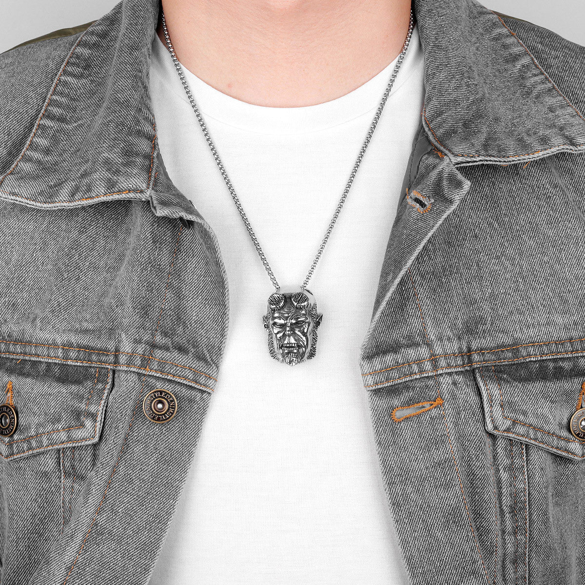 Hellboy Anung Un Rama | 316L No Fade Stainless Steel Street Style Pendant Chain