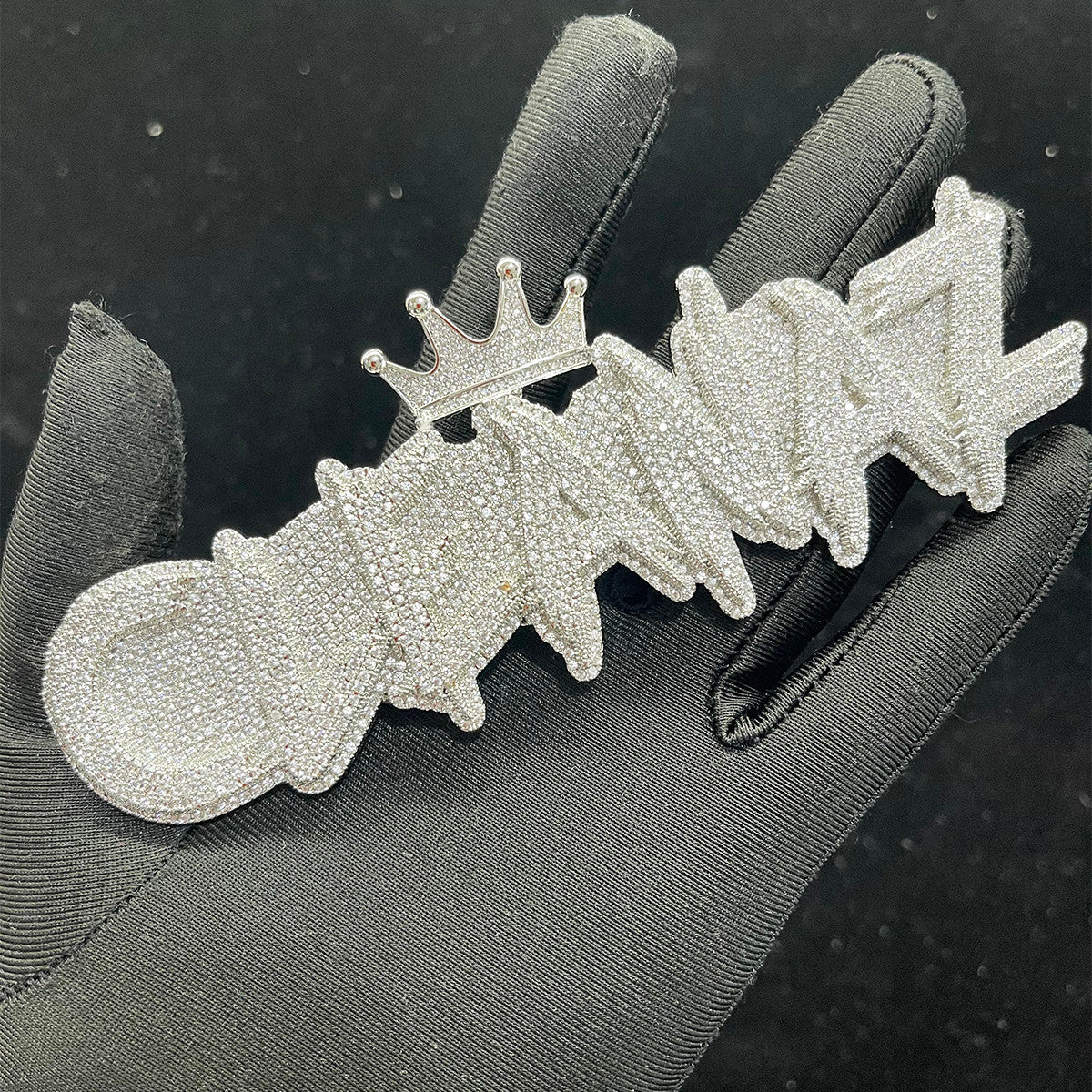 Lordship | Kings Crown Iced VVS Diamond CZ Custom Made Hip Hop Pendant