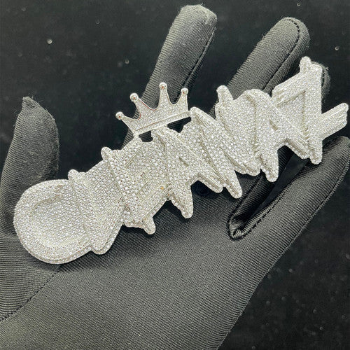 Lordship | Kings Crown Iced VVS Diamond CZ Custom Made Hip Hop Pendant