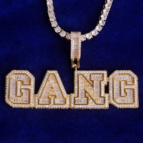 The Ice Caps | Baguette Iced VVS Diamond CZ Custom Made Hip Hop Pendant
