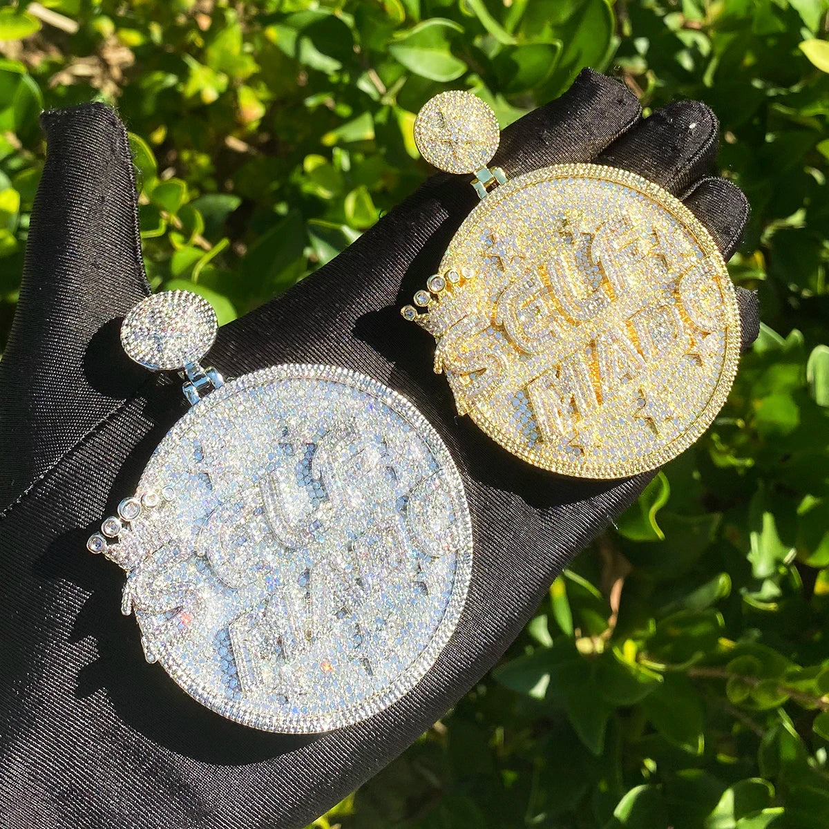 Self Made | 5AA+ Luxury Iced Blinged Out Kings Crown Self Made Man Hip Hop Pendant