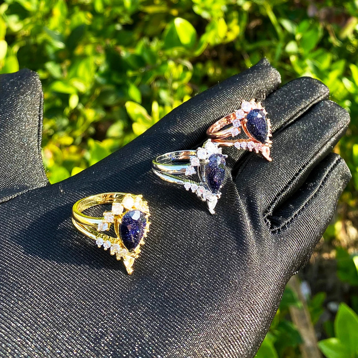 Black Rock Ice | VVS Diamond CZ Prong Set Iced Blinged Out Rings