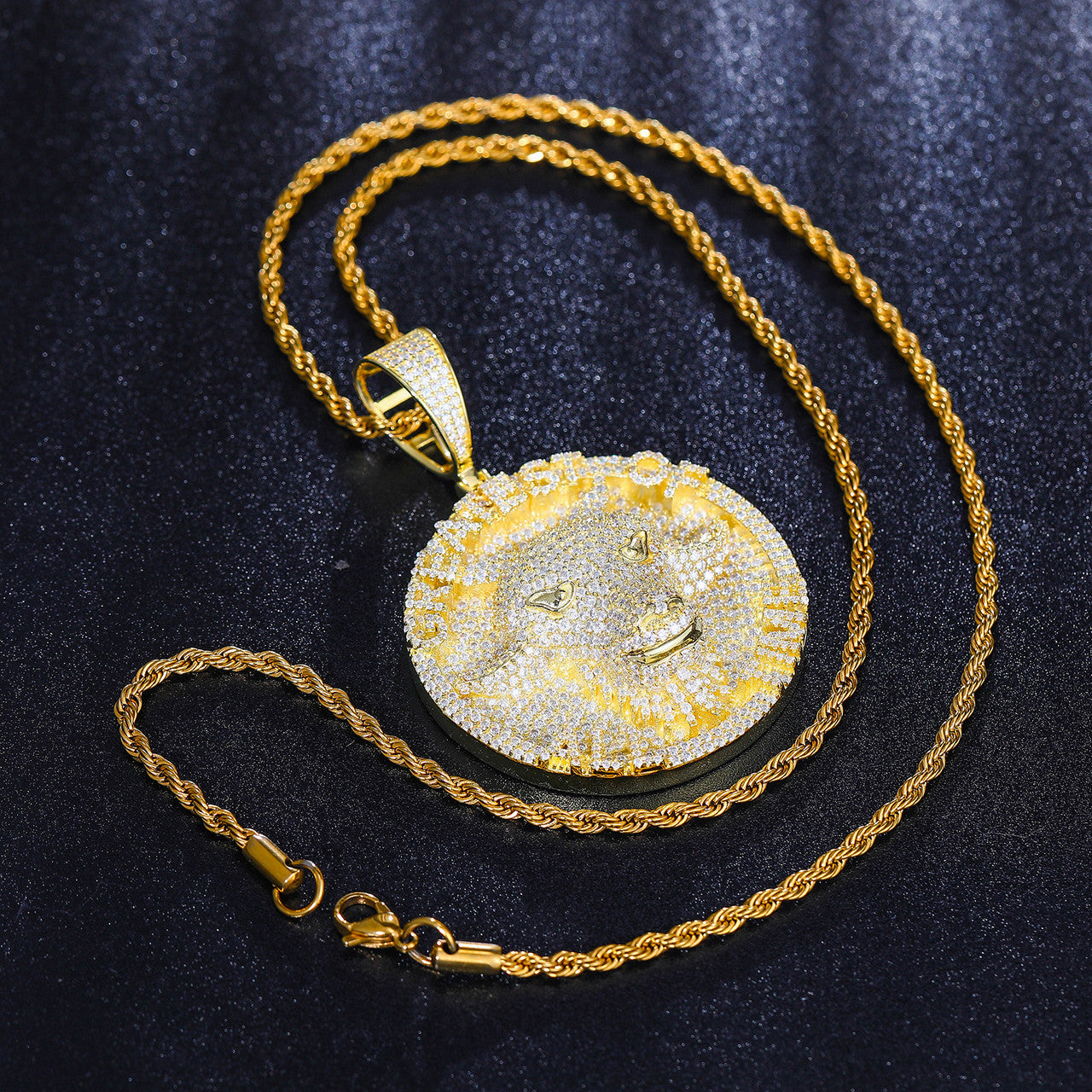 The Goat | Genuine VVS Diamond The Greatest Of All Time 925 Sterling Silver Pendant