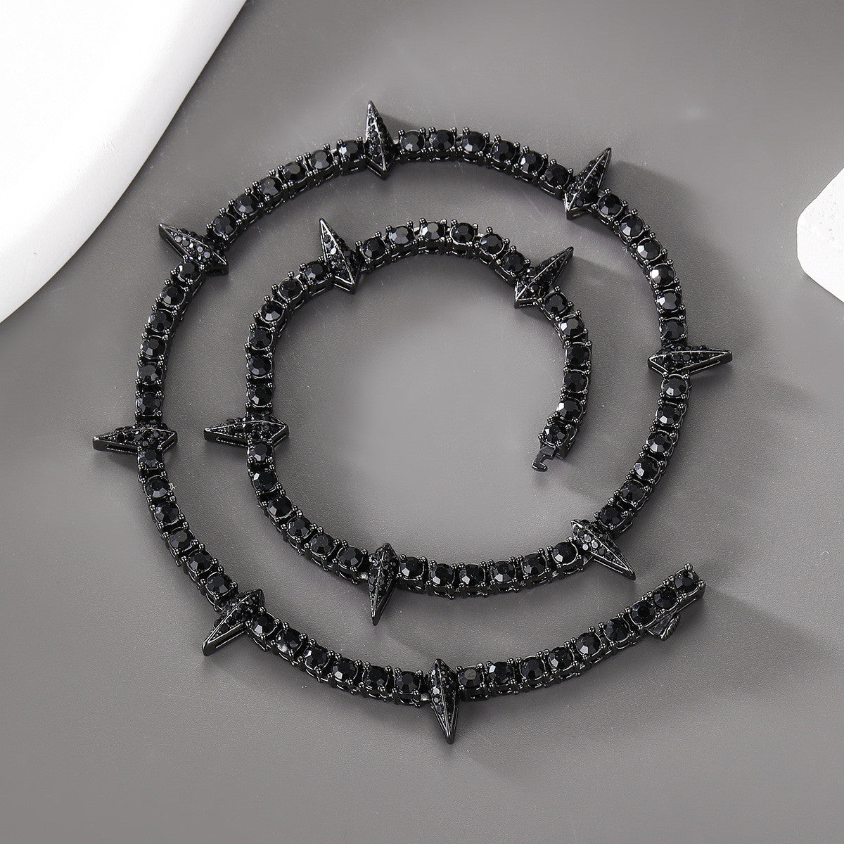 Iced Spike II | Hip Hop Street Wear Colorful Tennis Chain Necklace