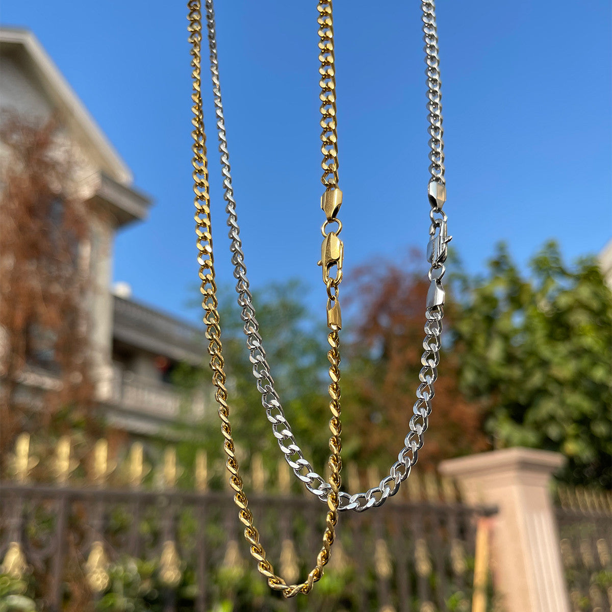 5mm Classic Cuban | No Fade Stainless Steel Hip Hop Link Chain Necklace