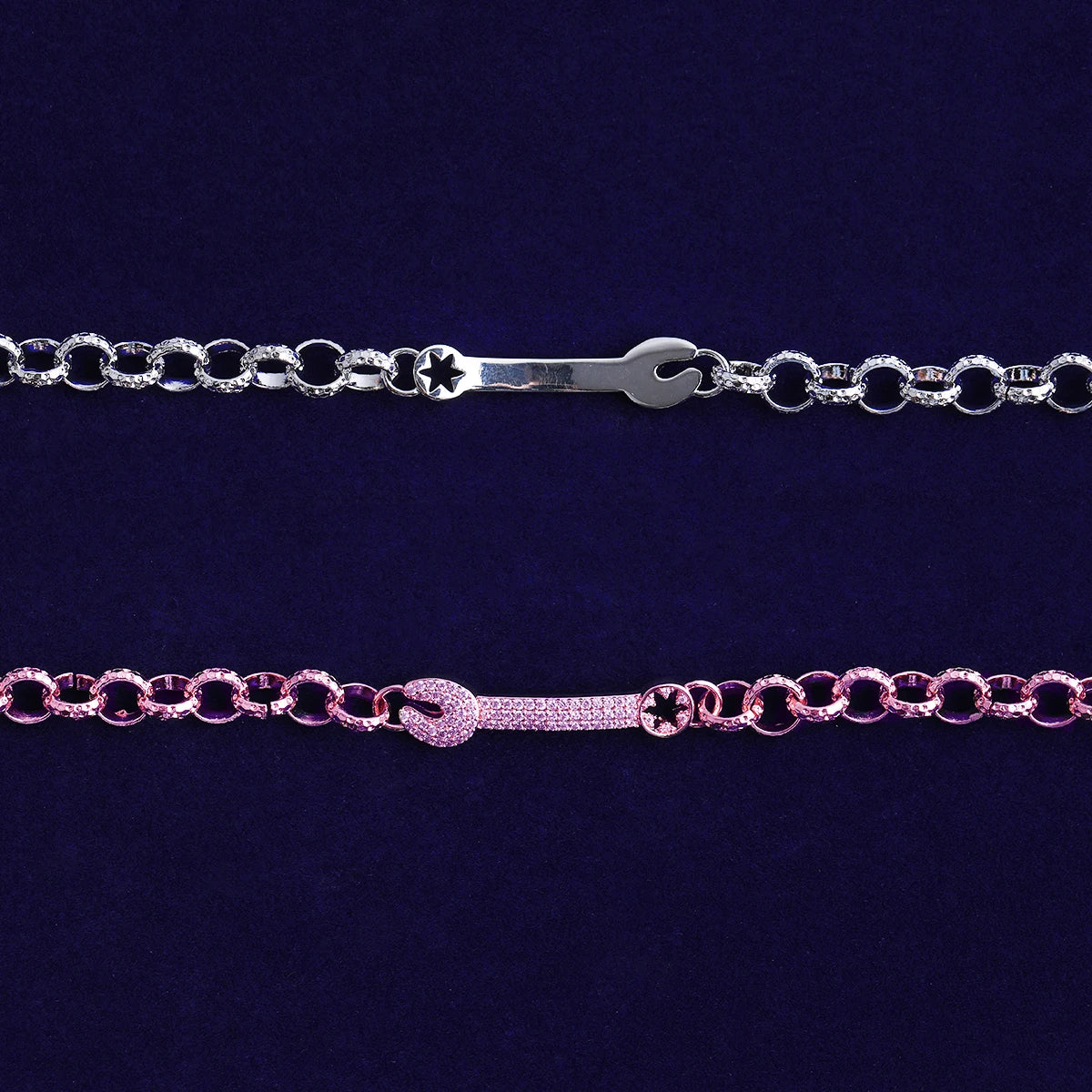 Love Tight | VVS Diamond CZ Iced Bling Out Belcher Wrench Bracelet