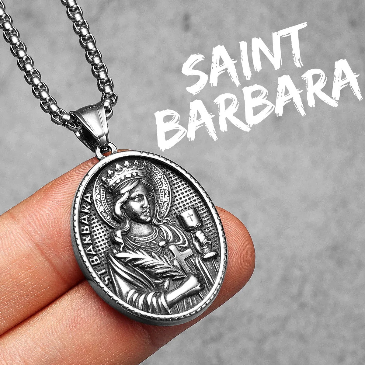 Virgin Mary Collection | 316L No Fade Stainless Steel Jesus Holy Child Pendant Series