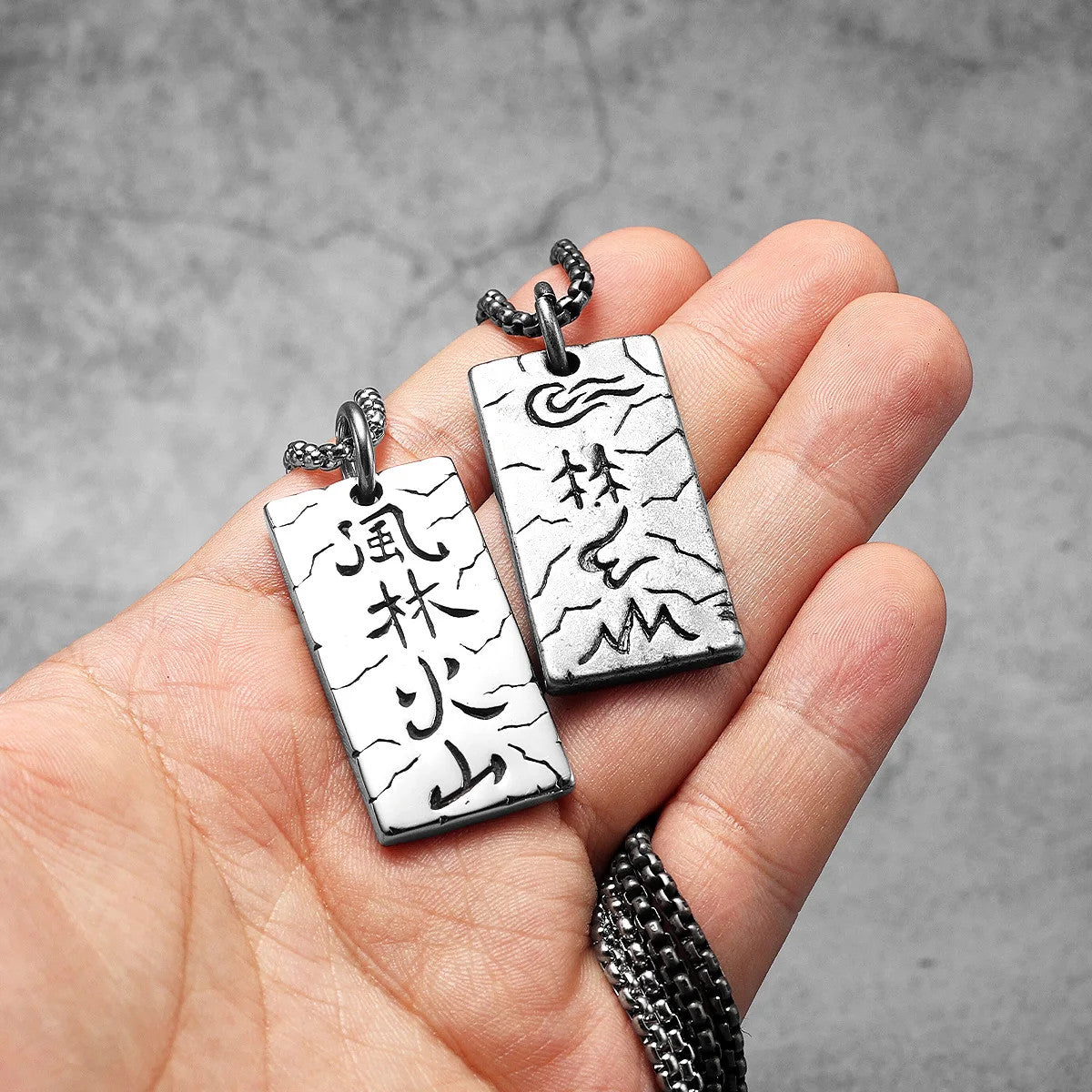 Sun Tzu's Art of War | Furinkazan 316L Stainless Steel Wind Forest Fire Mountain Pendant