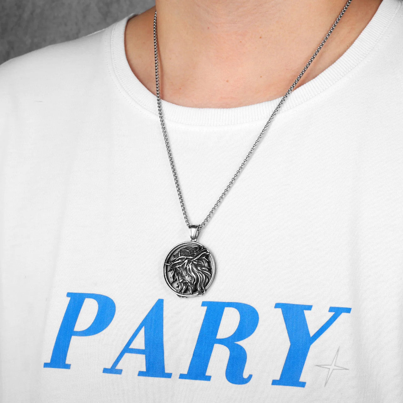 Crown of Thorns | 316L Solid Stainless Steel Christian Jesus Piece Men's Pendant