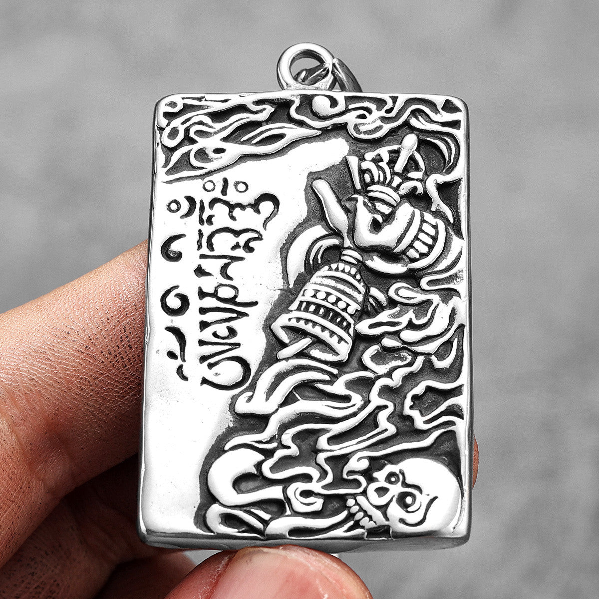 Evil Spirit | 316L No Fade Stainless Steel Buddhism Exorcism Spiritual Ritual Pendants