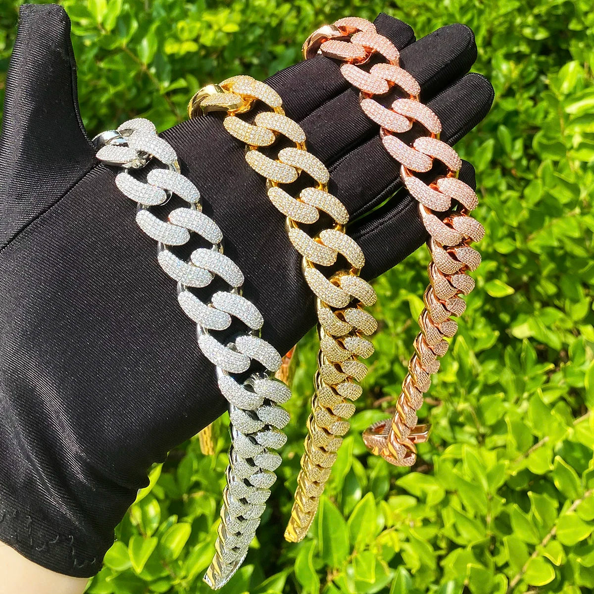 Classic Cut | Diamond CZ 20mm 5AA+ Stones Miami Cuban Link Hip Hop Chain Necklace