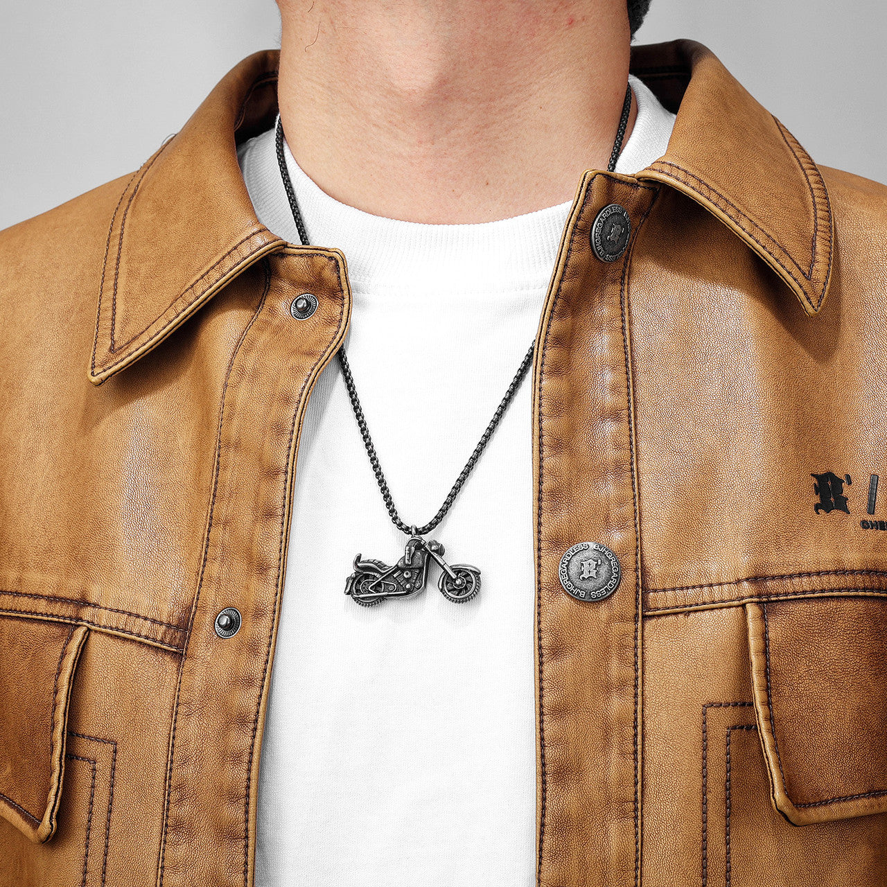 Biker Boy Collection | 316L No Fade Stainless Steel Vintage Cruise Motorcycle Pendants