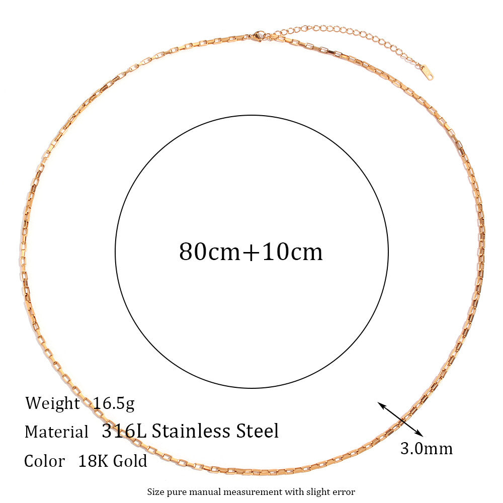 Street Style Summer Beach 18k Gold Waterproof Belly Body Waist Chain