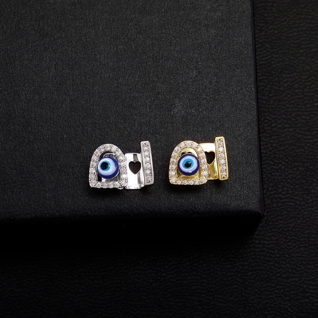 Devils Eye | VVS Diamond CZ Stone All Seeing Eye Hip Hop Mouth Tooth Bling Grillz