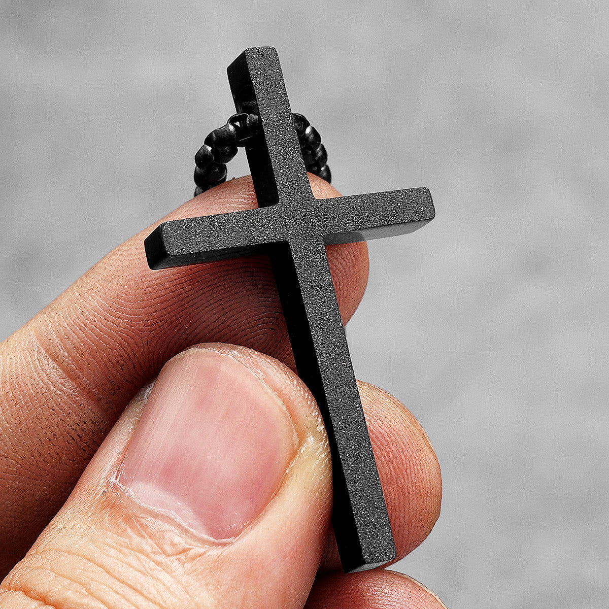 Frosted Texture Cross | 14k Gold No Fade Solid Stainless Steel Hip Hop Spiritual Pendant