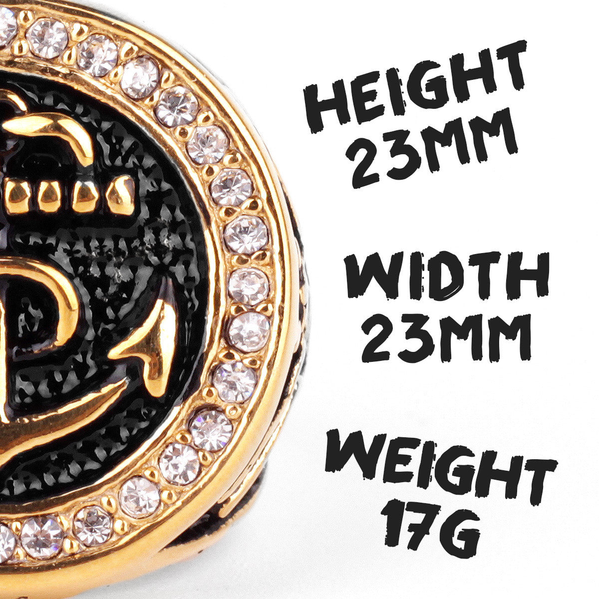 The Anchor | 14k Gold Over Stainless Steel Ocean Nautical Men Ring