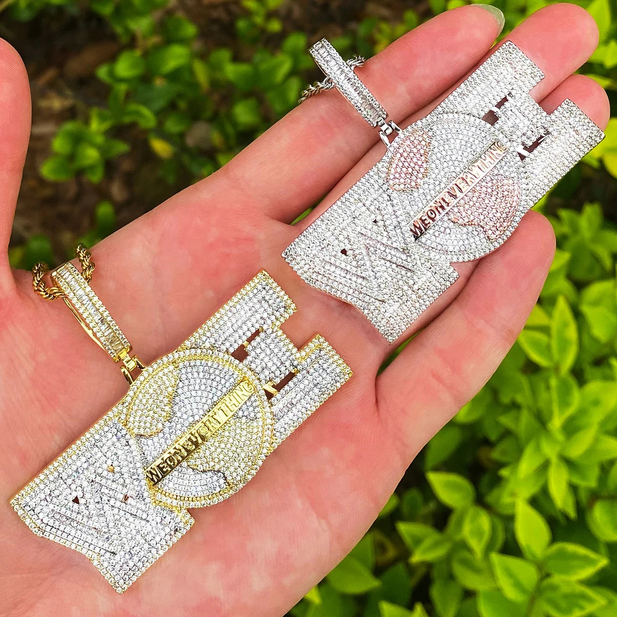 WE ON EVERYTHING | Flooded Ice VVS Diamond CZ 5AA+ Hip Hop Pendant Chain