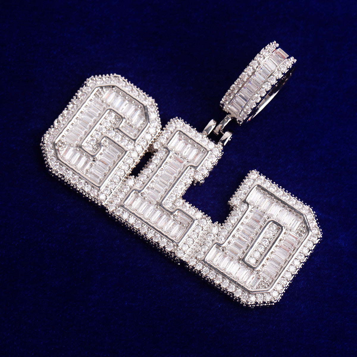 The Ice Caps | Baguette Iced VVS Diamond CZ Custom Made Hip Hop Pendant