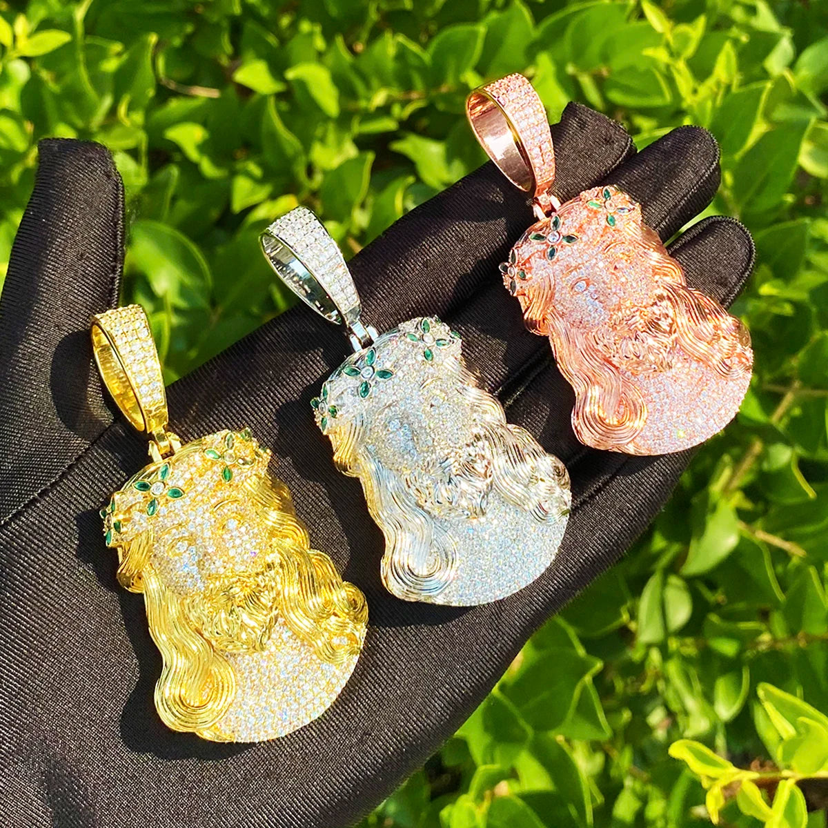 Ascended One | VVS Diamond 5AA+ CZ Luxury Hip Hop Jesus Piece Iced Pendant