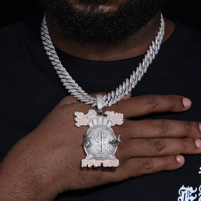 Goodfellas | F*ck You Pay Me Money Bag Moissanite Diamond FYPM Hip Hop Pendant