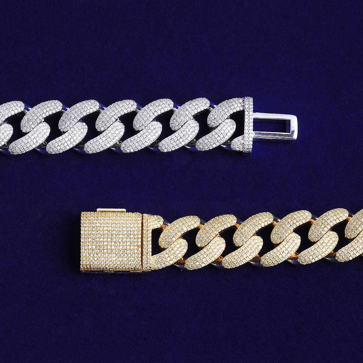 Classic Cut | Diamond CZ 20mm 5AA+ Stones Miami Cuban Link Hip Hop Chain Necklace