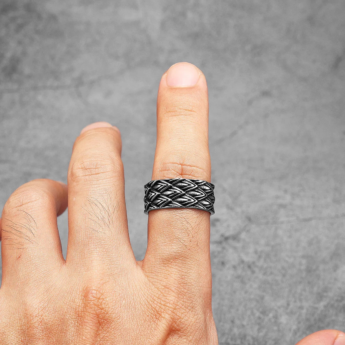 Unique Eagle Feather | 316L No Fade Stainless Steel Street Wear Men's Fashion Rings