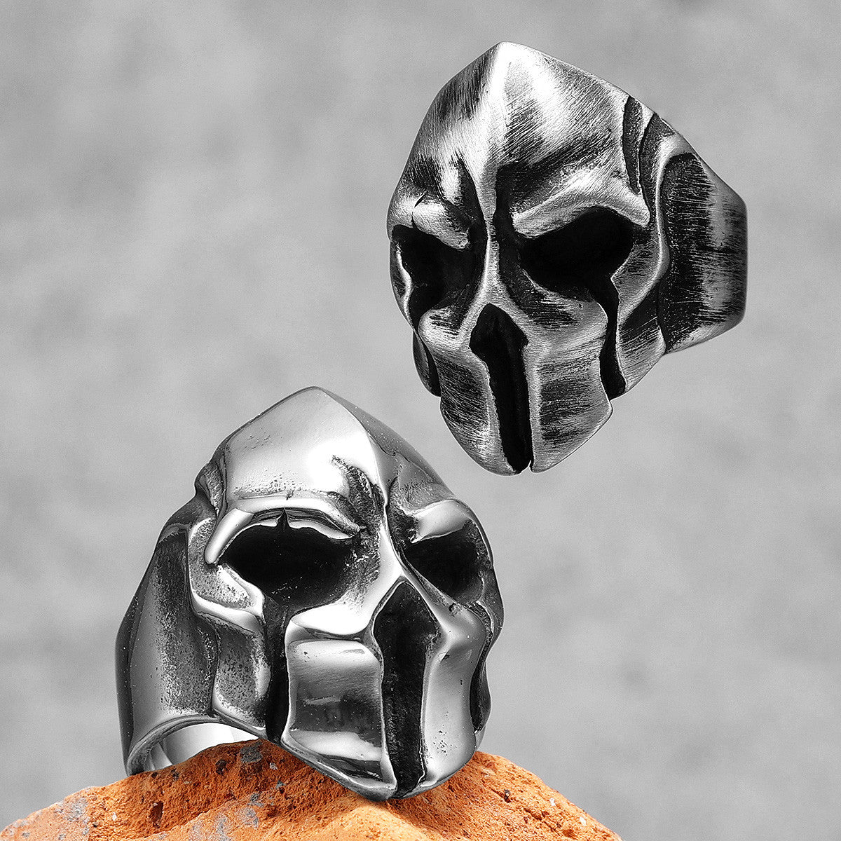 This Is Sparta | 316L No Fade Stainless Steel Spartan Helmet Dominant Man Street Wear Ring