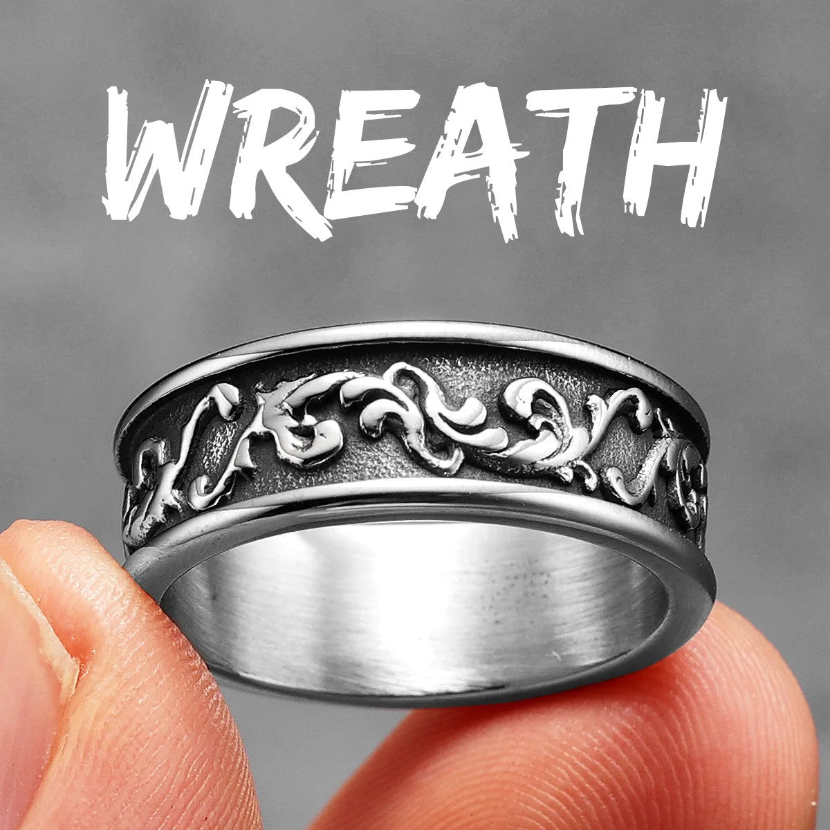 The Wreath | 316L No Fade Stainless Steel Designer Style Flower Wreath Ring