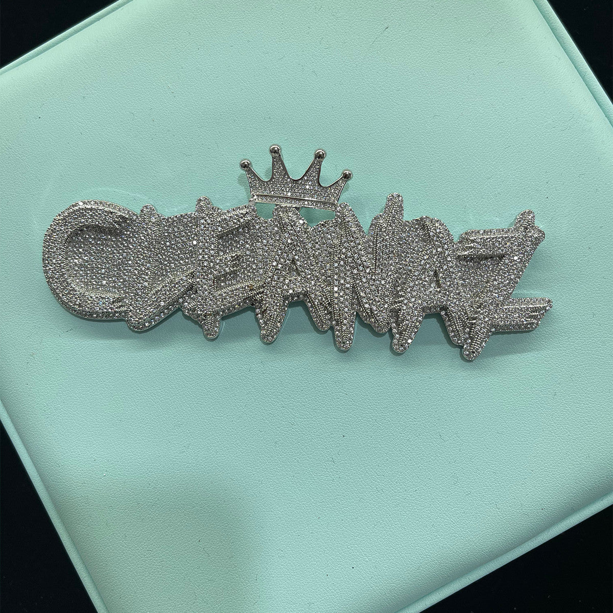 Lordship | Kings Crown Iced VVS Diamond CZ Custom Made Hip Hop Pendant