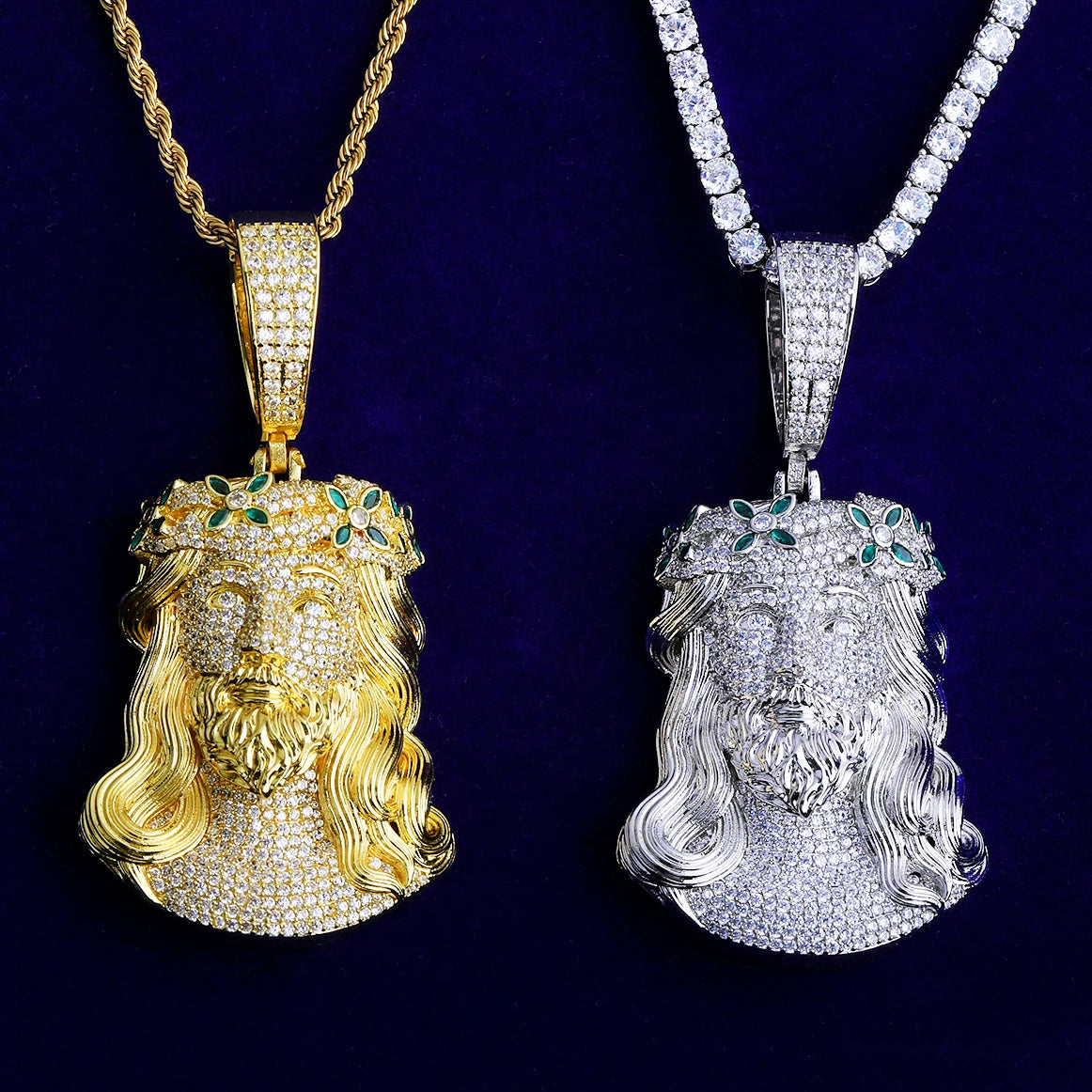 Ascended One | VVS Diamond 5AA+ CZ Luxury Hip Hop Jesus Piece Iced Pendant