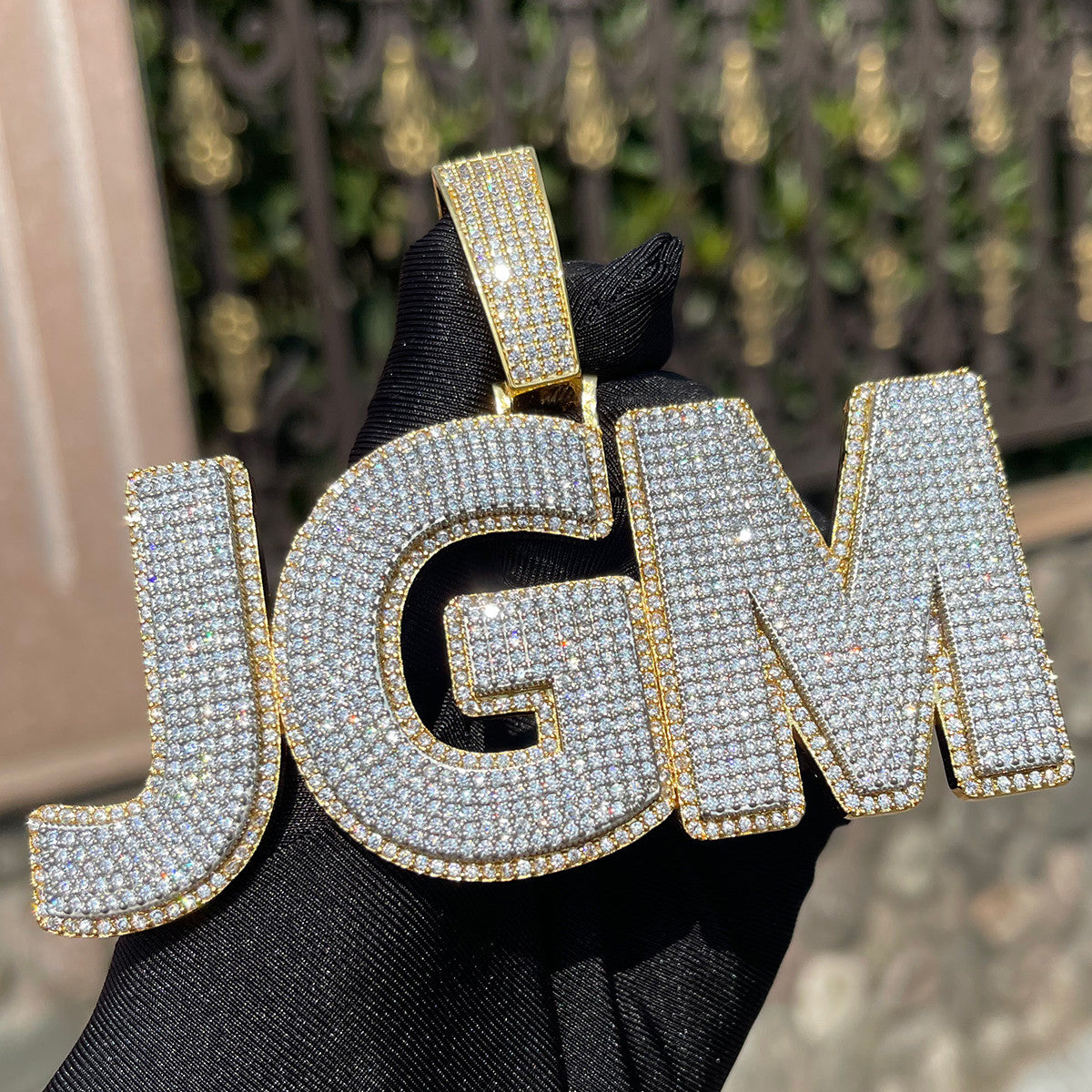 IcedGrail | Personalized Prong Set VVS Diamond CZ Custom Made Hip Hop Pendant