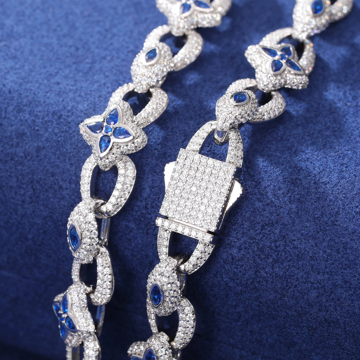 Star Child | Moissanite Diamond Luxury Iced 925 Sterling Silver Hip Hop Chain Necklace Bracelets